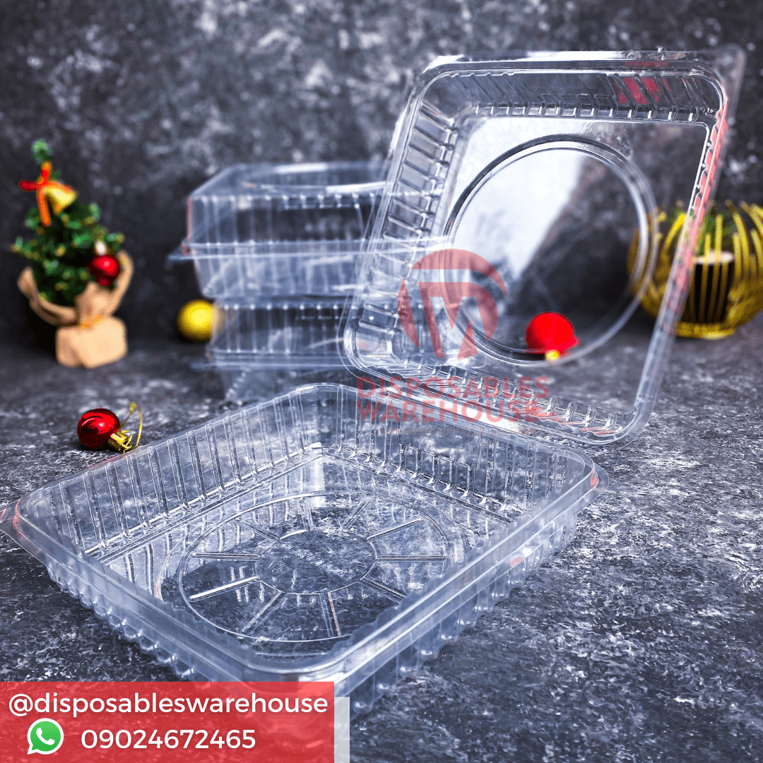 8 inches clear bakery box - CBK008
