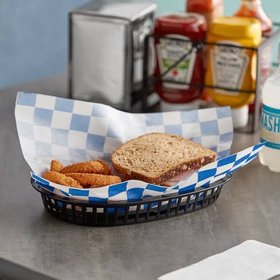 Red checkered greaseproof paper - RGPP