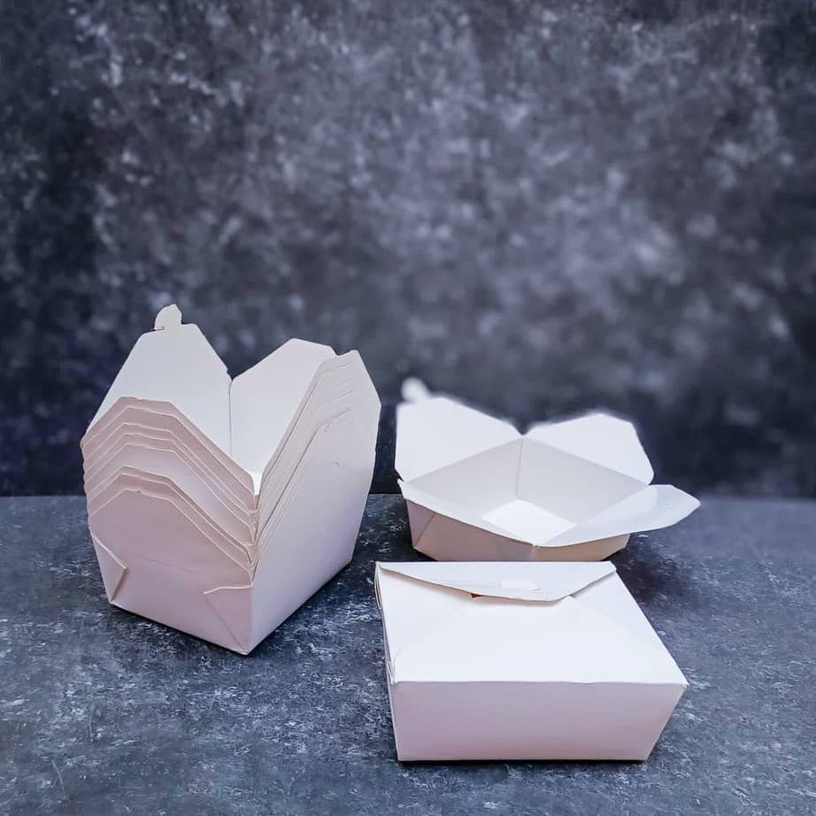 800ml white lunch box - WLB800