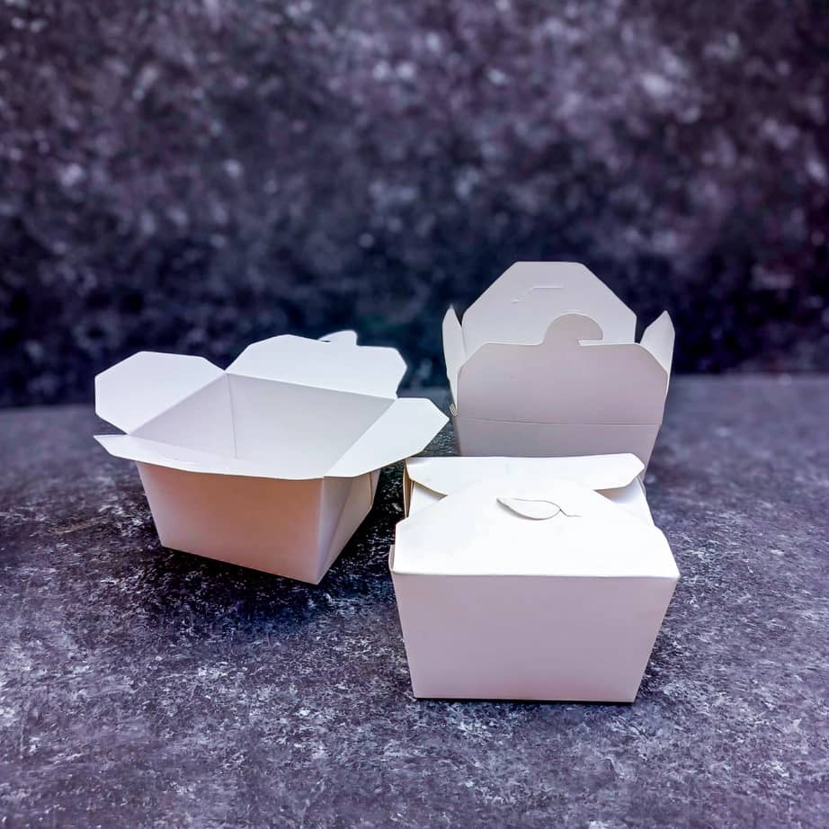 650ml/700ml white lunch box - WLB700
