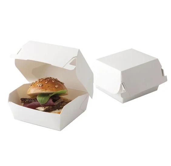 White burger paper box - WBG325